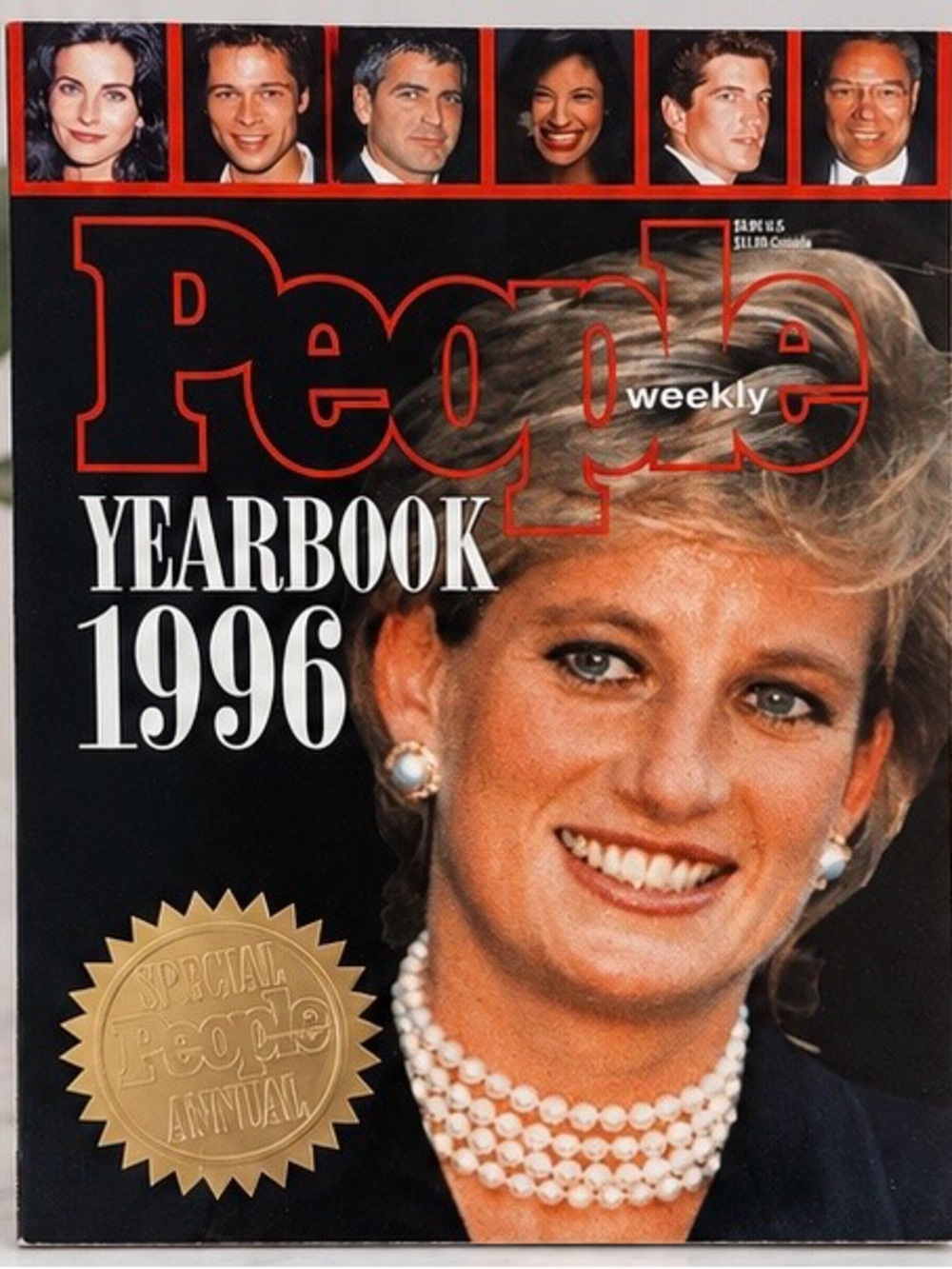 People Weekly Yearbook 1996 Magazine - Black & Red Cover